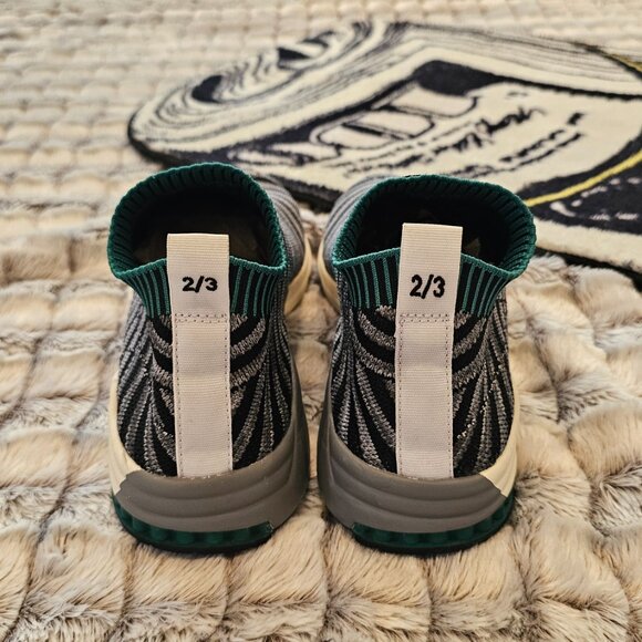 ADIDAS Men's EQT Support SK Originals Primeknit Slip Ons Black Green Grey - Picture 7 of 9